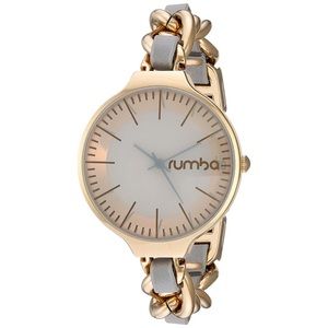 Rumba Women’s Orchard Chain Leather Quartz Watch
